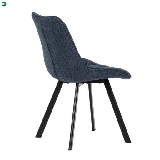 Étkezőszék kék szövettel. HC-465 BLUE2