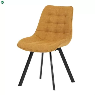 Étkezőszék sárga szövettel. HC-465 YEL2