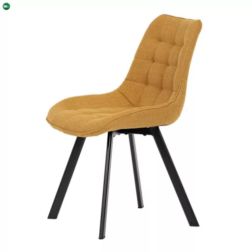 Étkezőszék sárga szövettel. HC-465 YEL2