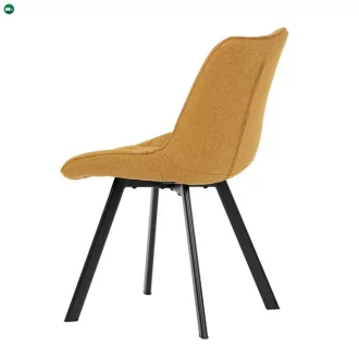 Étkezőszék sárga szövettel. HC-465 YEL2