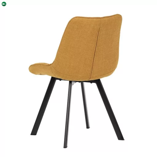 Étkezőszék sárga szövettel. HC-465 YEL2