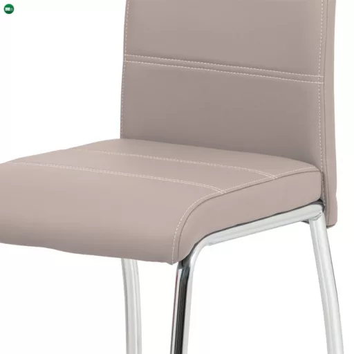 Bézs Étkezőszék Ekolbőr Kárpittal. HC-484 LAN