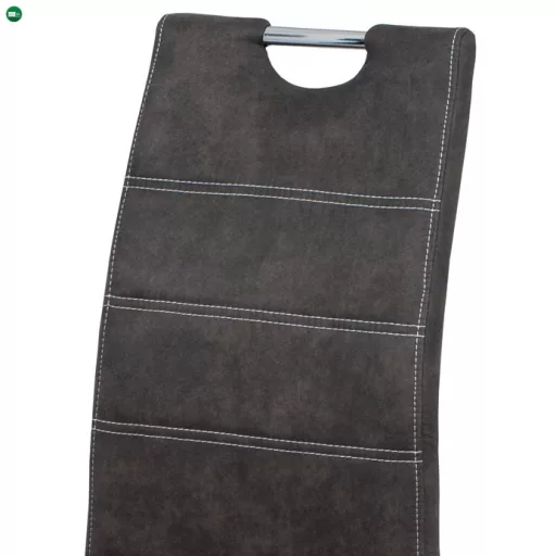 Vintage Szürke Szövet Étkezőszék. HC-486 GREY3