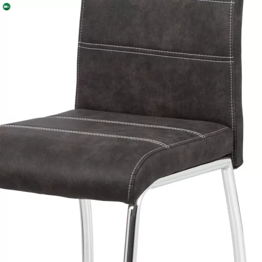 Vintage Szürke Szövet Étkezőszék. HC-486 GREY3