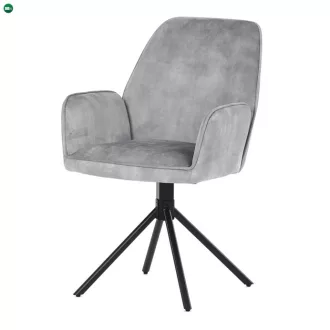 Ezüst Bársony Étkezőszék. HC-511 SIL4
