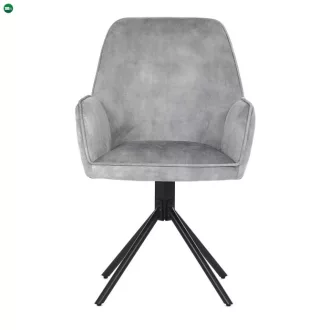 Ezüst Bársony Étkezőszék. HC-511 SIL4