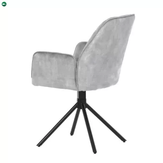 Ezüst Bársony Étkezőszék. HC-511 SIL4