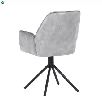 Ezüst Bársony Étkezőszék. HC-511 SIL4