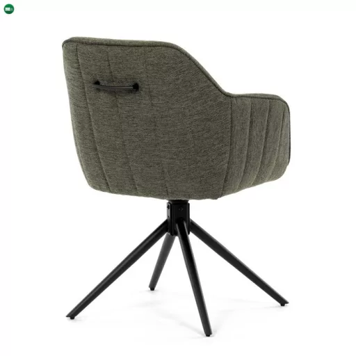 Zöld Szövet Étkezőszék. HC-536 GRN2