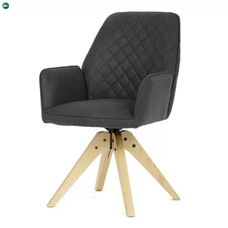 Fekete Szövet Étkezőszék. HC-539 BK3