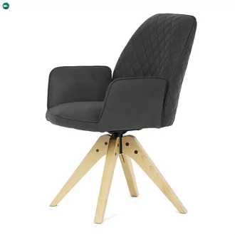 Fekete Szövet Étkezőszék. HC-539 BK3