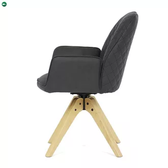 Fekete Szövet Étkezőszék. HC-539 BK3