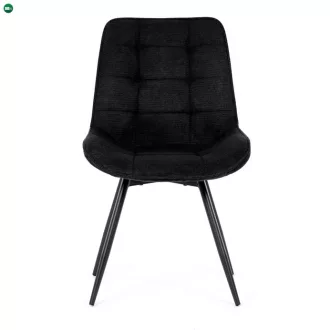 Étkezőszék fekete, szövet anyag HC-T1130 BK2