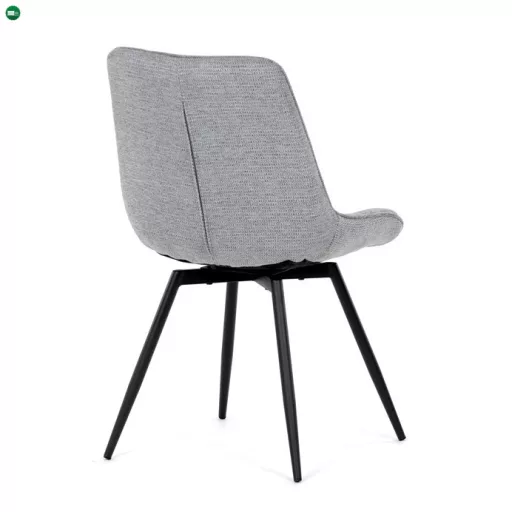 Étkezőszék szürke, szövet anyag HC-T1130 GREY2
