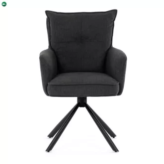 Szürke Kordbársony Étkezőszék. HC-X1128 GREY2