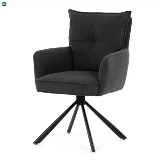 Szürke Kordbársony Étkezőszék. HC-X1128 GREY2