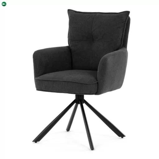 Szürke Kordbársony Étkezőszék. HC-X1128 GREY2