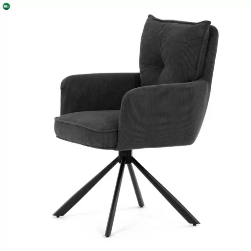 Szürke Kordbársony Étkezőszék. HC-X1128 GREY2