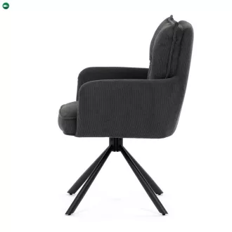 Szürke Kordbársony Étkezőszék. HC-X1128 GREY2
