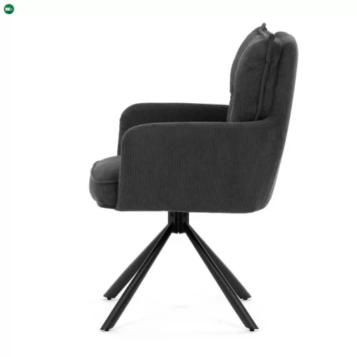Szürke Kordbársony Étkezőszék. HC-X1128 GREY2