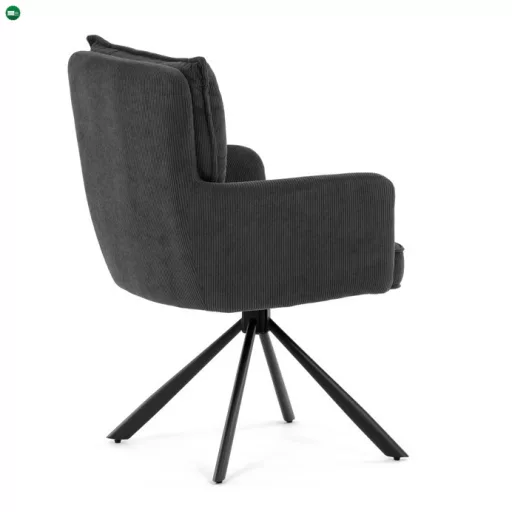 Szürke Kordbársony Étkezőszék. HC-X1128 GREY2