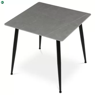 Étkezőasztal 80×80 cm, Kerámia Márvány. HT-398M GREY