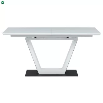   Bővíthető Étkezőasztal 160–210×90 cm, MDF, Fehér. HT-D1931 WT