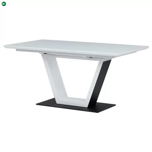 Bővíthető Étkezőasztal 160–210×90 cm, MDF, Fehér. HT-D1931 WT