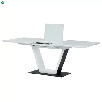   Bővíthető Étkezőasztal 160–210×90 cm, MDF, Fehér. HT-D1931 WT