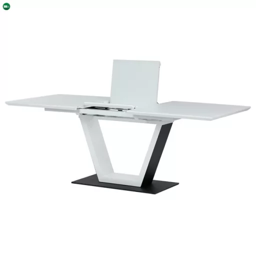 Bővíthető Étkezőasztal 160–210×90 cm, MDF, Fehér. HT-D1931 WT
