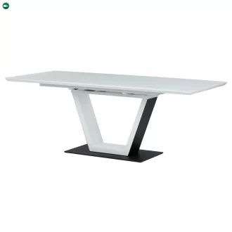   Bővíthető Étkezőasztal 160–210×90 cm, MDF, Fehér. HT-D1931 WT