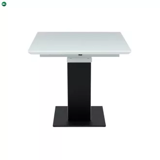   Bővíthető Étkezőasztal 160–210×90 cm, MDF, Fehér. HT-D1931 WT