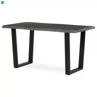   Étkezőasztal 140×80 cm, MDF, Szürke Tölgy. HT-F4214 GREY