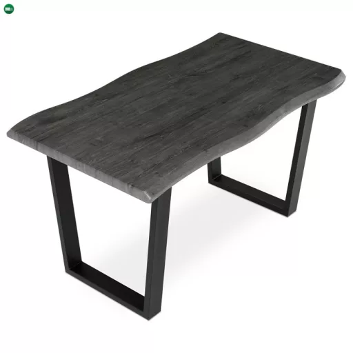 Étkezőasztal 140×80 cm, MDF, Szürke Tölgy. HT-F4214 GREY