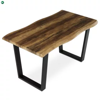 Étkezőasztal 140×80 cm, MDF, Old Wood. HT-F4214 OLW