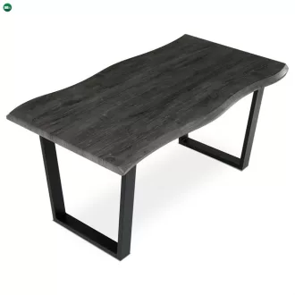   Étkezőasztal 160×90 cm, MDF, Szürke Tölgy. HT-F4216 GREY
