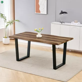 Étkezőasztal 160×90 cm, MDF, Old Wood. HT-F4216 OLW