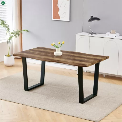 Étkezőasztal 160×90 cm, MDF, Old Wood. HT-F4216 OLW