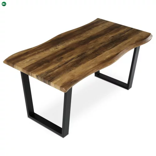 Étkezőasztal 160×90 cm, MDF, Old Wood. HT-F4216 OLW