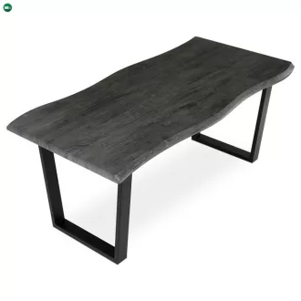   Étkezőasztal 180×90 cm, MDF, Szürke Tölgy. HT-F4218 GREY
