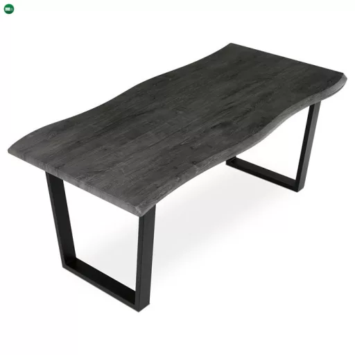 Étkezőasztal 180×90 cm, MDF, Szürke Tölgy. HT-F4218 GREY