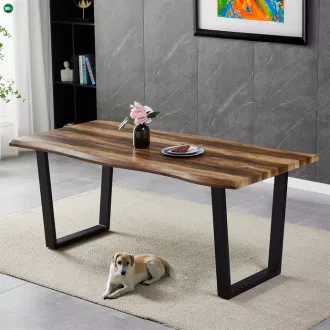 Étkezőasztal 180×90 cm, MDF, Old Wood. HT-F4218 OLW