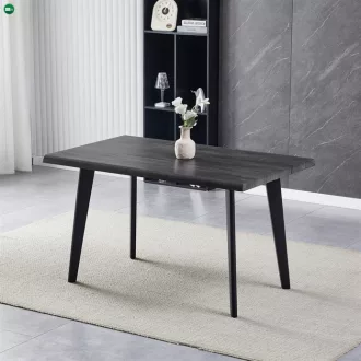   Étkezőasztal 130×80 cm, MDF, Szürke Tölgy. HT-F4413 GREY