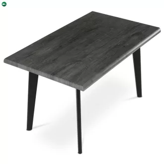   Étkezőasztal 130×80 cm, MDF, Szürke Tölgy. HT-F4413 GREY