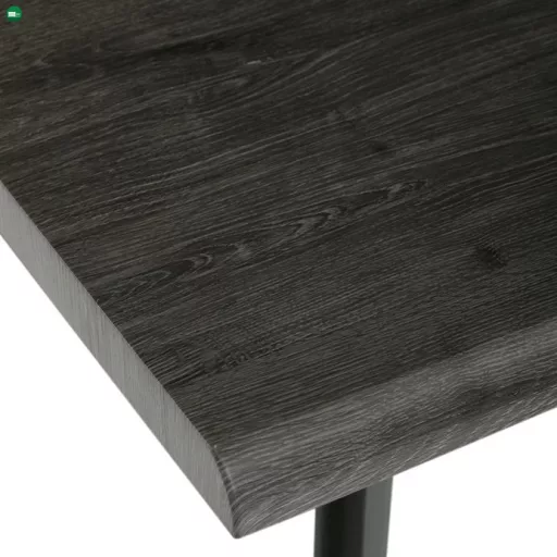 Étkezőasztal 130×80 cm, MDF, Szürke Tölgy. HT-F4413 GREY
