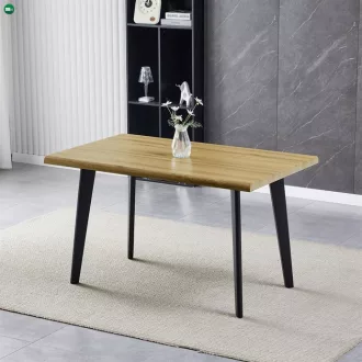 Étkezőasztal 130×80 cm, MDF, Vad Tölgy. HT-F4413 OAK