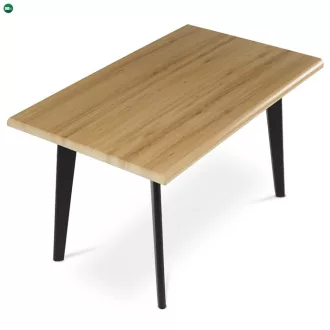 Étkezőasztal 130×80 cm, MDF, Vad Tölgy. HT-F4413 OAK
