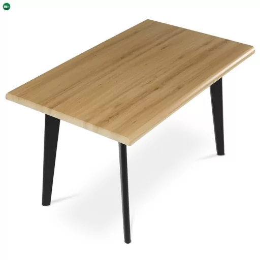 Étkezőasztal 130×80 cm, MDF, Vad Tölgy. HT-F4413 OAK