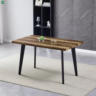 Étkezőasztal 130×80 cm, MDF, Old Wood. HT-F4413 OLW