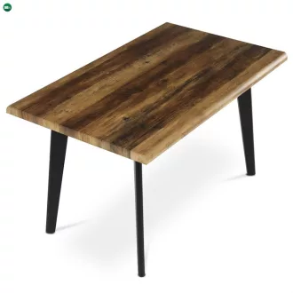Étkezőasztal 130×80 cm, MDF, Old Wood. HT-F4413 OLW